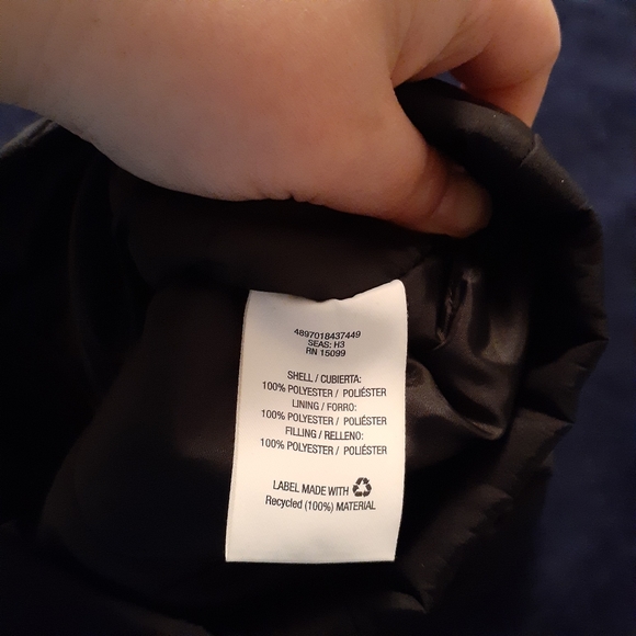 Structure Faux Leather Mens Moto Jacket Large - Picture 9 of 9